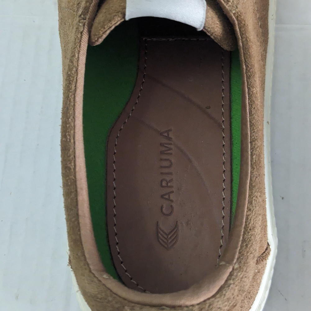 CARIUMA Women's Low Suede Sneakers Camel Brown Shoe Size 9.5 US - Picture 8 of 12